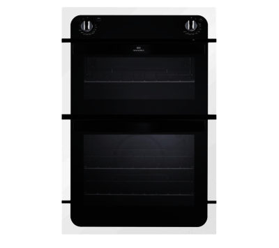 New World NW901DO Electric Double Oven - White & Black